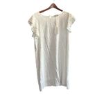 Valentina Naldi White Eyelet Flutter Sleeve Mini‎ Dress Made in Italy Size M Photo 6