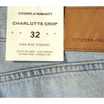 Citizens of Humanity NWT Charlotte Crop in Ever After High Rise Straight Jean 32 Photo 4