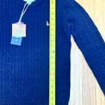 Jack Wills Jack Willis Woman’s Cable Merino Wool Sweater Navy Size 2 Photo 4