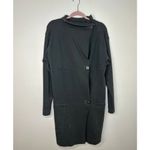 Hard Tail Forever  Jacket Women's Medium Gray Cardigan Duster Stretch Coatigan Photo 7