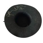 Do Not Disturb Large Floppy Felt Hat in Black Photo 3