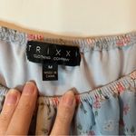 Trixxi  Light Blue and Pink Floral Mini Dress Photo 2