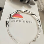 8 Other Reasons  Twisted Collar Necklace, Silver,‎ Rustic Style, NWT Photo 3