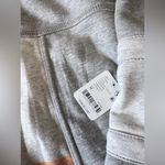 Free People #41 NWT Triple Threat Hoodie in Heather Grey/Victory Red Photo 6