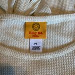 Ruby Rd Off White Open Sleeve Front Knot Top Silver Size undefined Photo 1