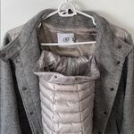 Wool Bogner Gray Hooded Coat Size 6 Photo 10
