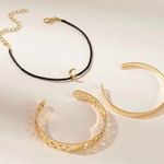 Boutique Star & Moon 3pc Gold Bracelets Set Photo 2