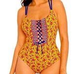 NWT skinny dippers reversible swimsuit Yellow Photo 0