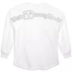 Disney NEW/NWT Parks White & Silver Fuzzy Embroidered SPIRIT JERSEY Size XXL Photo 1