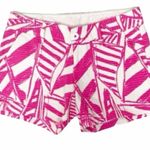 Lilly Pulitzer  Pink The Callahan Flat Front Shorts Sz 00 Photo 5