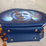 NEW Glamlite Makeup Bag Halloween II Michael Myers Crossbody Bag Orange Photo 10