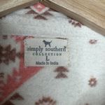 Simply Southern  Shacket Flannel Jacket Womens L Pink White Aztec Western Cozy Photo 6