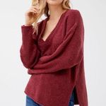 Urban Outfitters UO Rosie Cozy V-Neck Pullover Sweater Photo 0