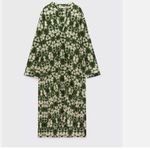 ZARA NWOT  Marble Print Cotton Midi Dress Beach Swim Coverup Bloggers Fav Photo 11