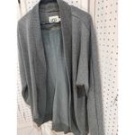 UGG  Gray Knit Shawl Collar Cardigan Sweatshirt Sweater Women's Medium Relaxed Photo 2