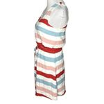 Lovers + Friends Dreamland Striped Dress White Red Blue Size Small Photo 3