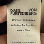 Diane Von Furstenberg  Cashmere Wool Women's Black V-Neck Cardigan Sweater Size S Photo 2