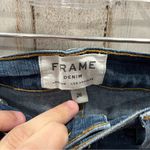 frame denim FRAME Le High Skinny Crop Jeans Distressed Step Raw Hem Photo 2