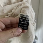 POL  Ivory Distressed Denim Jacket Sz M Photo 3