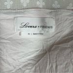 Lovers + Friends  Red White Gingham‎ Puff Sleeve Peasant Top Photo 1