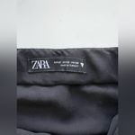 ZARA  polka dot Black midi pleated skirt mesh sheer witchy whimsical XS Photo 3