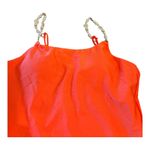 SheIn  Orange Swimsuit Pearl Straps Size M NWOT Photo 1