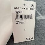 Good American  Square Neck Tank Thong Bodysuit White Snaps Size 3 US Large NWT Photo 6