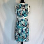 Tommy Hilfiger  Blue and White Floral Midi Dress Photo 3
