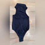 SKIMS seamless sculpt high neck thong bodysuit onyx black size large NWOT Photo 3
