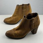 Sperry Top Sider Dasher Booties Women Size 8.5 Brown Western Boho Leather Boots Photo 5