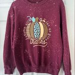 Fall Boutique pullover! “Above all let us give Thanks” Purple Photo 0