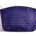 Ipsy Glam Purple Heart Travel Makeup Cosmetics Bag in EUC! Photo 0