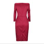 Escada Divija Satin Sheath Dress Red Size EU 38, US 8 New with Tag MSRP $1295.00 Photo 3