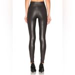 Spanx  By Sara Blakely Legging Womens Black Faux Leathers in Black Stretch Size S Photo 3