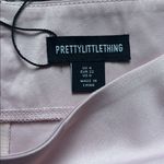 Pretty Little Thing  Pink Satin Bow Mini Skirt Photo 5