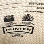 Hunter Original Tall Gloss Rain Boots in Gray Women’s Size 7 Photo 8