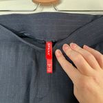 Spanx  Womens Medium Navy Blue Pinstripe Ponte Wide Leg Pant 20385q Photo 3