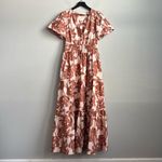 Anthropologie  Somerset Maxi Dress in Neutral Floral Dot  - Medium Photo 3