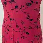 Vintage 90s Sparkly Party Dress Red Size M Photo 7