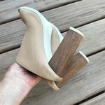 Vince Allison Open Toe Leather Slide Mule Heels🔥🔥 Photo 7