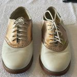 EastLand Sadie White Gold Oxford Lace up Shoes Women’s Size 7 Golf Photo 0