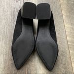 Bleeker and Bond Yasmine Black Suede Pumps Metallic Block Heel Size 6 Black Photo 6