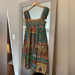 Farm Rio  Multicolor Printed Maxi Dress Sleeveless Size Medium Photo 3