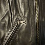 Harley Davidson Black Leather Vest with Lace Photo 1