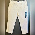 J.Crew NWT  Women’s Essential Straight Jean in All Day Stretch - 31P - White Photo 1