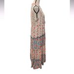 Allison New York Simone Maxi Dress Floral Size Medium NWOT Blue Photo 3