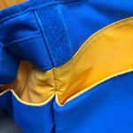 FISHER PRICE Diaper Bag Tote Cooler Bag Blue Yellow Vintage Large Travel 90's Photo 12