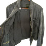 Liverpool  Medium Women's Merie Tencel Cargo Jacket Navy‎ Blue Zip Up Photo 8