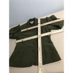 Jones Wear Women Jacket 10 Green Long Sleeve Lined Clueless Preppy Office Siren Photo 7