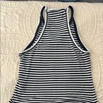 Anthropologie Maeve x Striped Navy Blue and White Women's Tank Top Size Small Photo 4